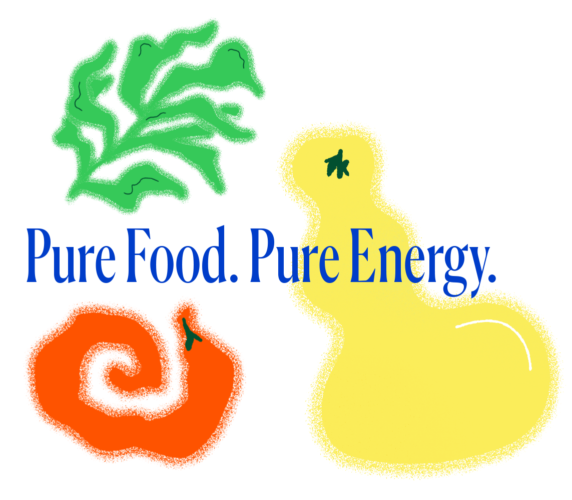 Pure food. Pure energy.
